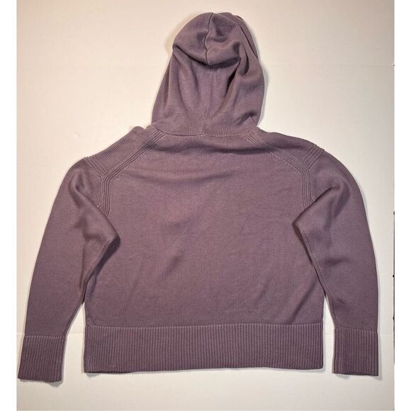 Lululemon Double Knit Sweater Hoodie Dusky Lavender W3EIES Size Medium/Large EUC - Picture 5 of 10